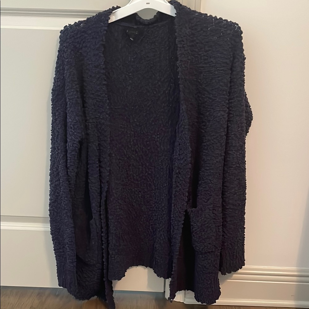 Soft Chenille Women's Navy Blue Sweater